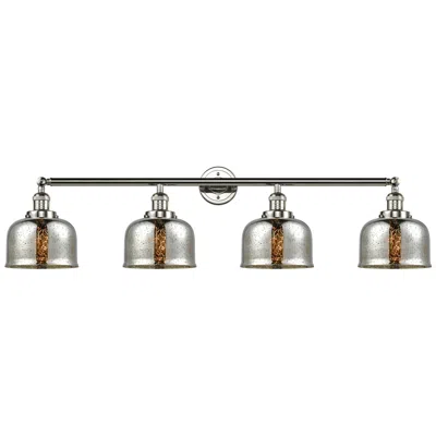 Innovations Lighting Bell 4 Light 45" Bath Light - Polished Nickel - Silver Plated Mercury