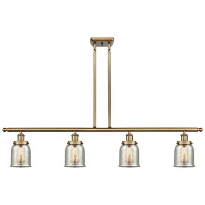 Innovations Lighting Bell 5" 4 Light 48" Led Island Light - Brass  - Silver Mercury