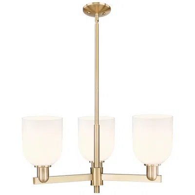 Innovations Lighting Bella - 3 Light - 27 Inch - Champagne Bronze - Island Light In Gold