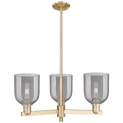 Innovations Lighting Bella - 3 Light - 27 Inch - Champagne Bronze - Island Light In Gold