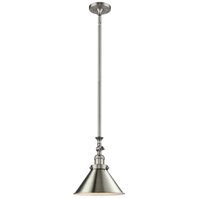 Innovations Lighting Briarcliff 10" Led Mini Pendant - Satin Nickel - Satin Nickel
