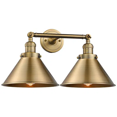 Innovations Lighting Briarcliff 2 Light 19" Led Bath Light - Brushed Brass - Brushed Brass