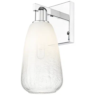 Innovations Lighting Brookhaven Almond 11" High Polished Chrome Wall Sconce With Opal Shade