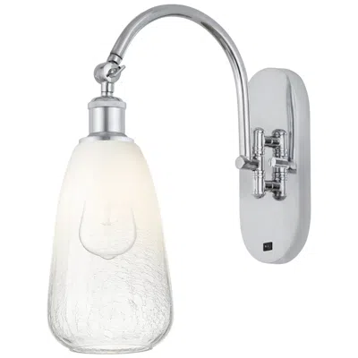 Innovations Lighting Brookhaven Almond 17" High Polished Chrome Swiveling Sconce W/ Opal Shade