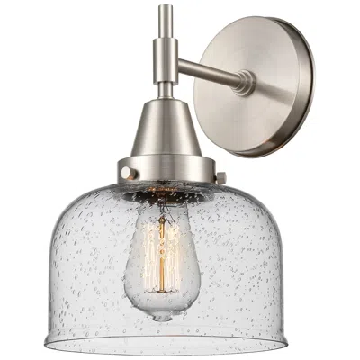 Innovations Lighting Caden 11" High Satin Nickel Sconce W/ Seedy Shade