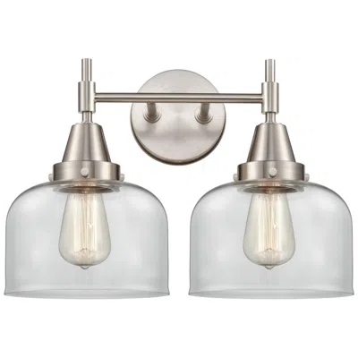 Innovations Lighting Caden 17" Wide 2 Light Satin Nickel Bath Vanity Light W/ Clear Shade