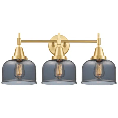Innovations Lighting Caden 26" Wide Satin Gold 3-light Vanity Bath Light