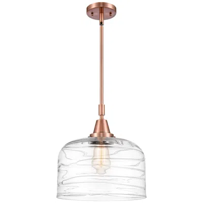 Innovations Lighting Caden Bell 12" Wide Antique Copper Mini Pendant