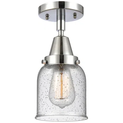 Innovations Lighting Caden Bell 5" Led Flush Mount - Polished Chrome - Seedy Shade