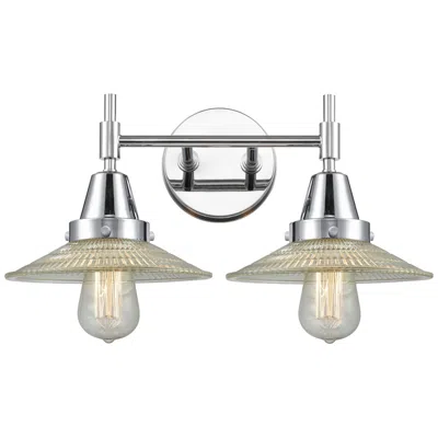 Innovations Lighting Caden Halophane 18"w 2 Light Polished Chrome Bath Light W/ Halophane S