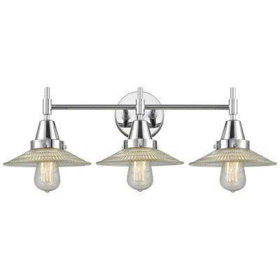 Innovations Lighting Caden Halophane 27"w 3 Light Polished Chrome Bath Light W/ Halophane S
