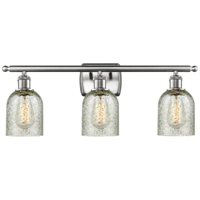Innovations Lighting Caledonia 26" 3-light Brushed Satin Nickel Bath Light W/ Mica Shade