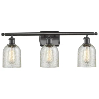 Innovations Lighting Caledonia 26" 3-light Oil Rubbed Bronze Bath Light W/ Mica Shade
