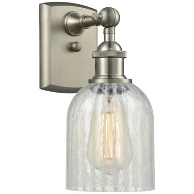 Innovations Lighting Caledonia 5" Brushed Satin Nickel Sconce W/ Mouchette Shade