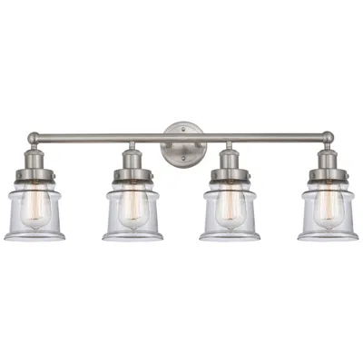 Innovations Lighting Canton 32" 4-light Brushed Satin Nickel Bath Light W/ Clear Shade