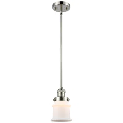 Innovations Lighting Canton 6 1/2" Wide Polished Nickel Mini Pendant