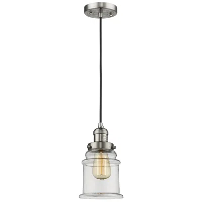 Innovations Lighting Canton Mini Pendant Brushed Satin Nickel