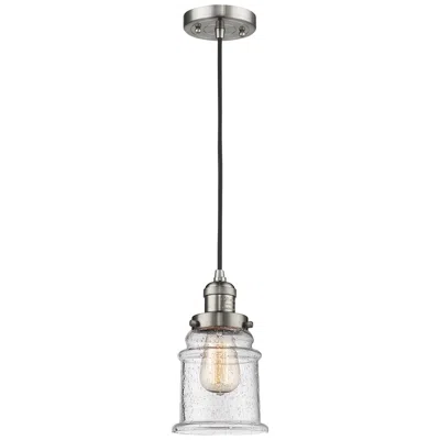 Innovations Lighting Canton Mini Pendant Brushed Satin Nickel