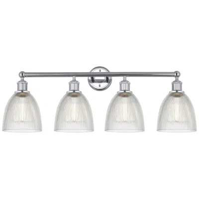 Innovations Lighting Castile 33" 4-light Polished Chrome Bath Light W/ Clear Shade