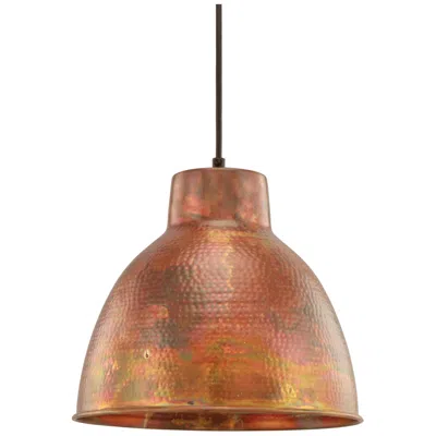 Innovations Lighting Charita 11" Burnt Copper Dome Mini Pendant