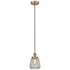 Innovations Lighting Chatham 7" Antique Brass Mini Pendant W/ Clear Shade In Gold