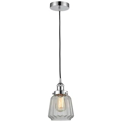 Innovations Lighting Chatham 7" Polished Chrome Mini Pendant W/ Clear Shade