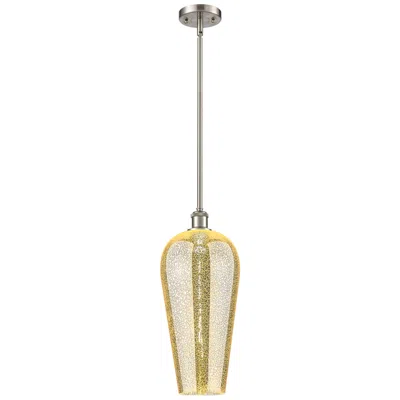 Innovations Lighting Chelsea 8" Wide Brushed Satin Nickel Mini Pendant With Mercury Shade
