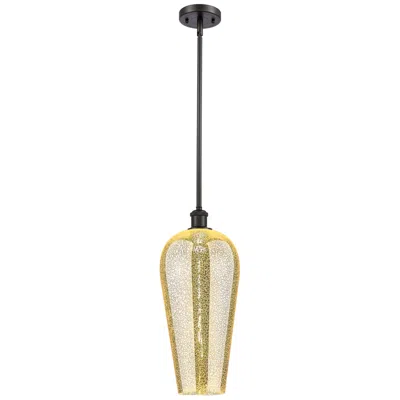 Innovations Lighting Chelsea 8" Wide Oil Rubbed Bronze Mini Pendant With Mercury Shade