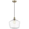 Innovations Lighting Cindyrella 12" Antique Brass Mini Pendant W/ Seedy Shade In Gold