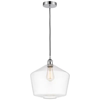 Innovations Lighting Cindyrella 12" Polished Chrome Mini Pendant W/ Clear Shade