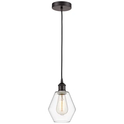Innovations Lighting Cindyrella 6" Oil Rubbed Bronze Mini Pendant W/ Clear Shade