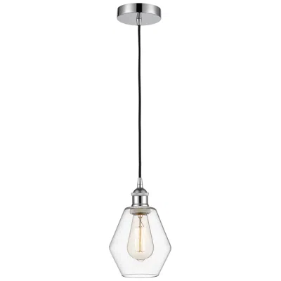 Innovations Lighting Cindyrella 6" Polished Chrome Mini Pendant W/ Clear Shade