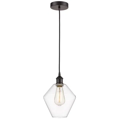 Innovations Lighting Cindyrella 8" Oil Rubbed Bronze Mini Pendant W/ Clear Shade