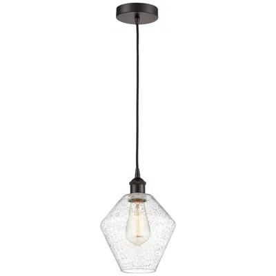 Innovations Lighting Cindyrella 8" Oil Rubbed Bronze Mini Pendant W/ Seedy Shade