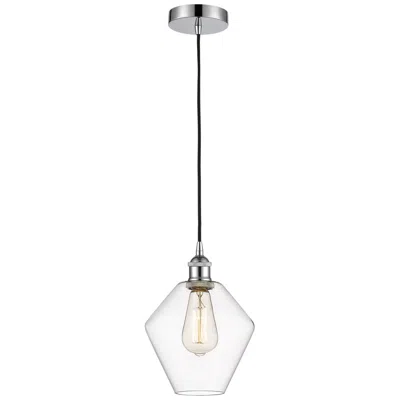 Innovations Lighting Cindyrella 8" Polished Chrome Mini Pendant W/ Clear Shade