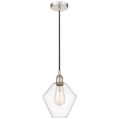 Innovations Lighting Cindyrella 8" Polished Nickel Mini Pendant W/ Clear Shade