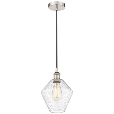 Innovations Lighting Cindyrella 8" Polished Nickel Mini Pendant W/ Seedy Shade