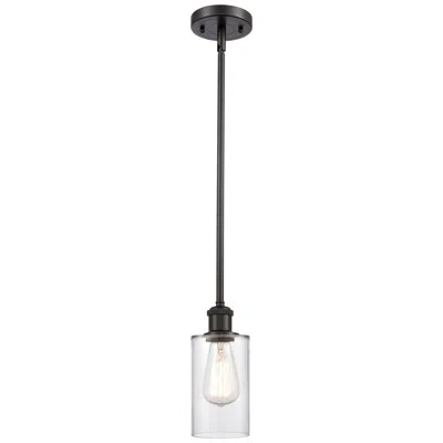 Innovations Lighting Clymer 4" Led Mini Pendant - Oil Rubbed Bronze - Clear Shade