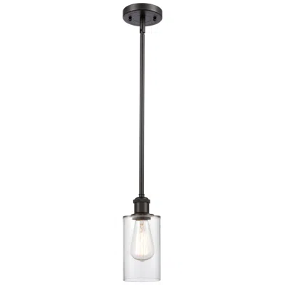 Innovations Lighting Clymer 4" Oil Rubbed Bronze Mini Pendant W/ Clear Shade