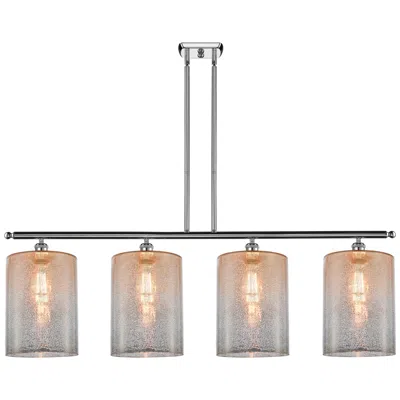 Innovations Lighting Cobbleskill 10" 4 Light Chrome Island Light W/ Mercury Shade