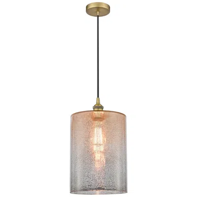 Innovations Lighting Cobbleskill 9" Brushed Brass Mini Pendant W/ Mercury Shade