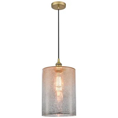 Innovations Lighting Cobbleskill 9" Led Mini Pendant - Brushed Brass - Mercury Shade