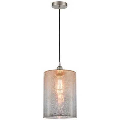 Innovations Lighting Cobbleskill 9" Led Mini Pendant - Brushed Satin Nickel - Mercury Shade