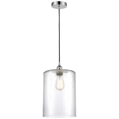 Innovations Lighting Cobbleskill 9" Led Mini Pendant - Polished Chrome - Clear Shade