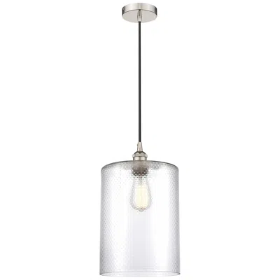 Innovations Lighting Cobbleskill 9" Led Mini Pendant - Polished Nickel - Clear Shade
