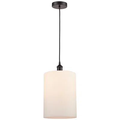 Innovations Lighting Cobbleskill 9" Oil Rubbed Bronze Mini Pendant W/ Matte White Shade
