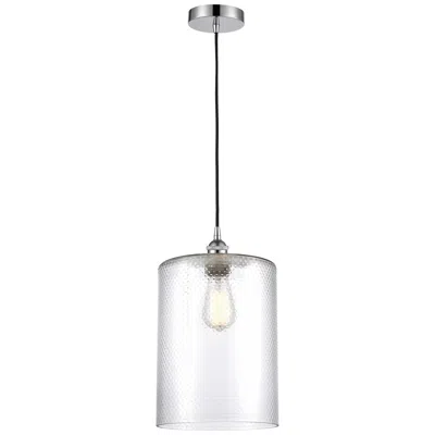 Innovations Lighting Cobbleskill 9" Polished Chrome Mini Pendant W/ Clear Shade