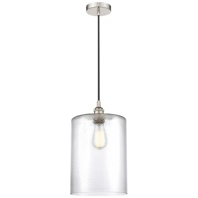 Innovations Lighting Cobbleskill 9" Polished Nickel Mini Pendant W/ Clear Shade