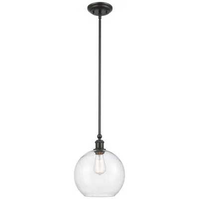 Innovations Lighting Concord 10" Matte Black Mini Pendant W/ Seedy Shade