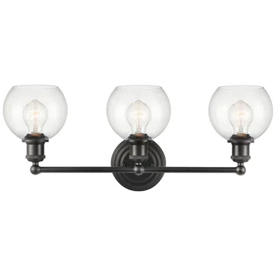Innovations Lighting Concord 24" 3-light Matte Black Bath Light W/ Clear Shade